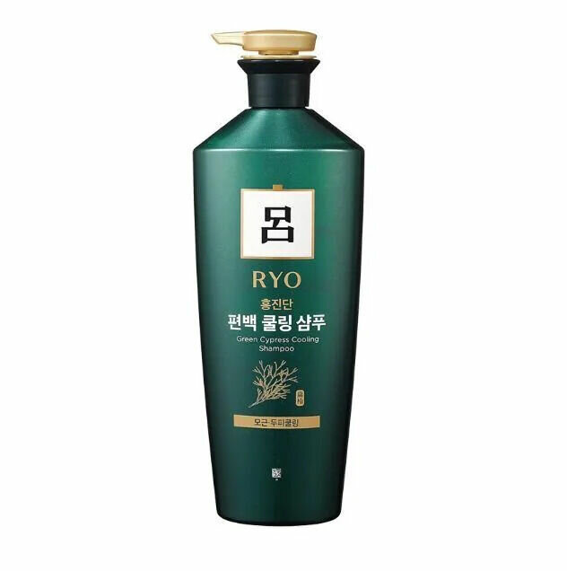 Охлаждающий шампунь для жирной кожи Ryo Hongjindan Cypress Hair Root Scalp 820 мл