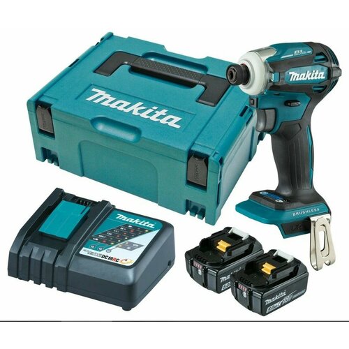Аккумуляторный ударный винтовёрт Makita DTD153RTJ 18V 2 x 50Ah Li-Ion Makpac 2 170Нм 67207₽