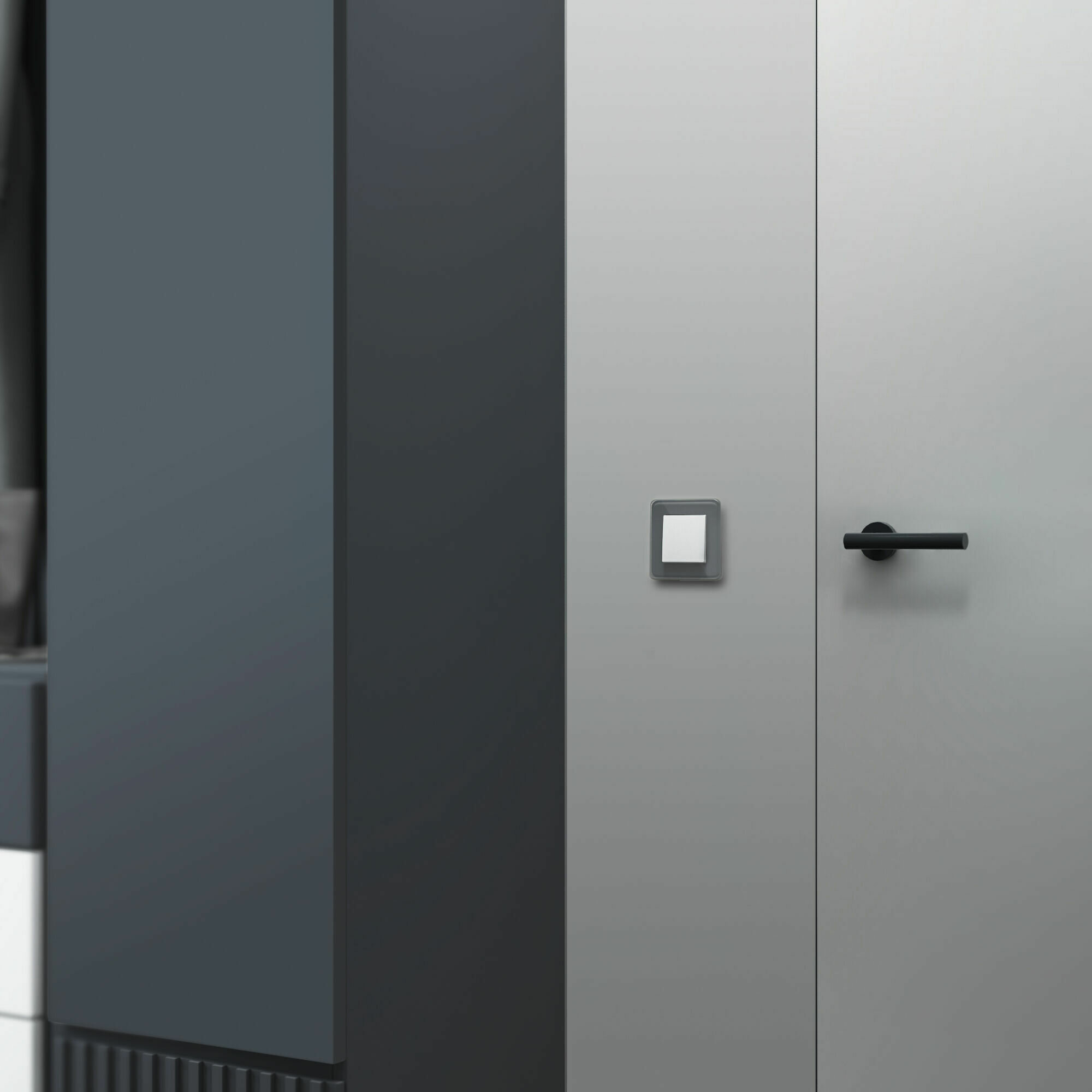 Выключатель одноклавишный Werkel (Белый матовый) — фото 1