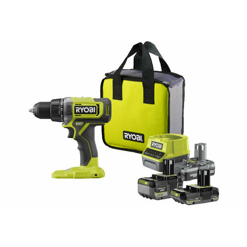 Дрель-шуруповерт Ryobi 18В RDD18-2C52S 5133005522 шуруповерт ryobi 3001168 rid1801m