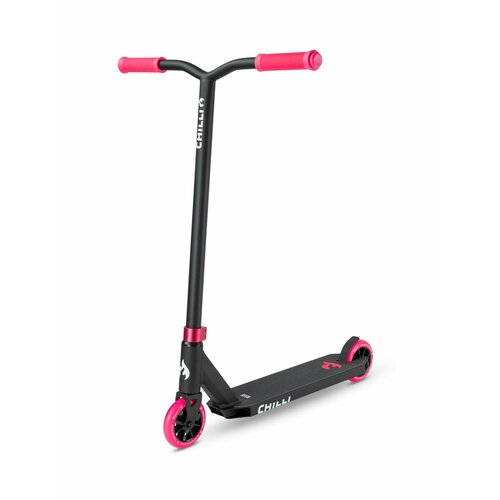 самокат chilli pro scooter 3000 black gold Самокат Chilli Pro Scooter Base Black/Pink