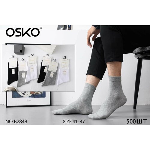 Носки OSKO, размер 41-47, черный носки osko 2 пары размер 41 47 черный