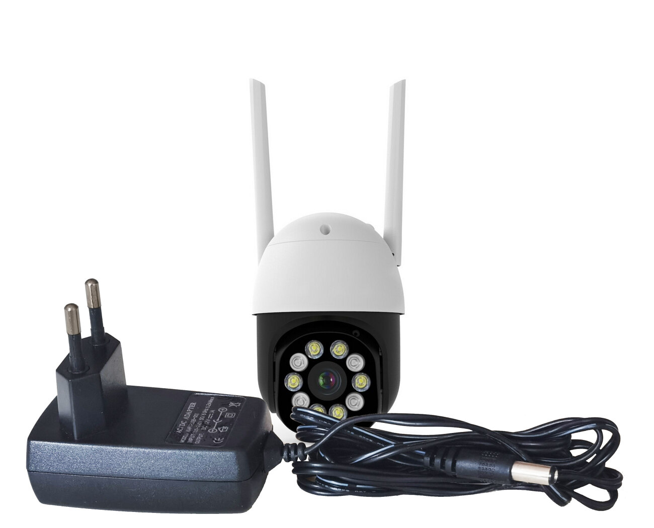 IP уличная поворотная Wi-Fi 5Mp камера HD-ком 0110-ASW5 (Tuya-Wi-Fi) (C95061QPA). Приложение TUYA / Smartlife с записью в облако Amazon Cloud. Датчи