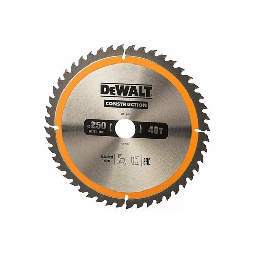 Пильный диск CONSTRUCT (250х30 мм; 48 ATB) DEWALT DT1957