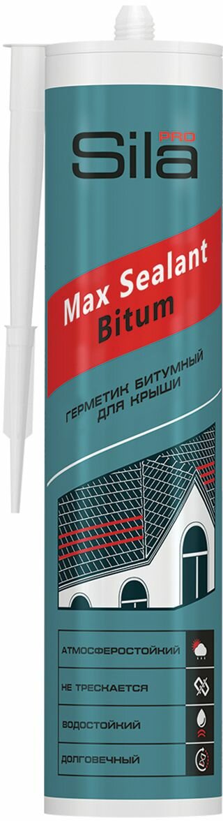 Герметик битумный для крыши Sila PRO Max Sealant 280 мл