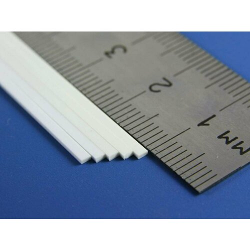 Полоска пластиковая для масштаба S, 0.8х1.6 мм, 10 шт