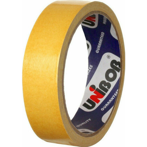 Клейкая лента Клейкая лента двухсторонняя UNIBOB 25x10(полипропилен), 2 шт.