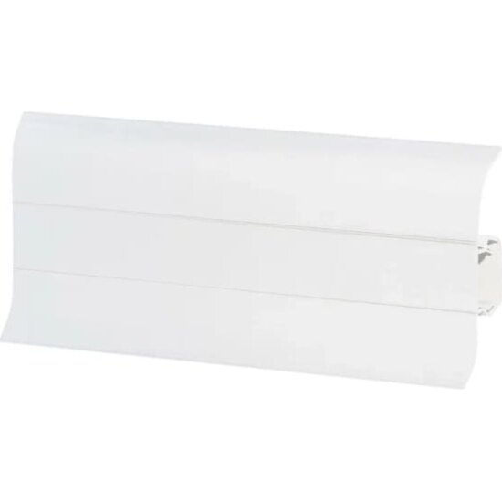 фото Плинтус глянцевый строй-отделка центурион 289 LIDER Белый 62 мм