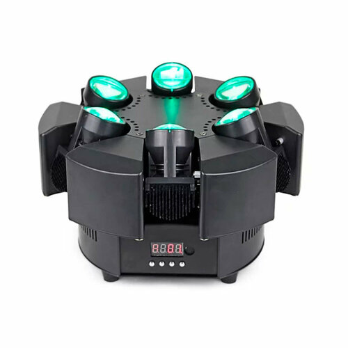 ESTRADA PRO LED MH912 Spider v.3 Светодиодный световой эффект центральный прибор с шестью вращающимися головами Beam 6 х 12W RGBW.