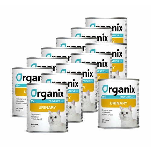 Organix Urinary Консервы для кошек для профилактики образования мочевых камней у взрослых кошек 400 г х 12шт.