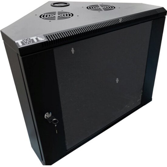 Шкаф настенный Lanmaster TWT-CBWTG-9U-6x4-BK, 9U, 600x430, черный