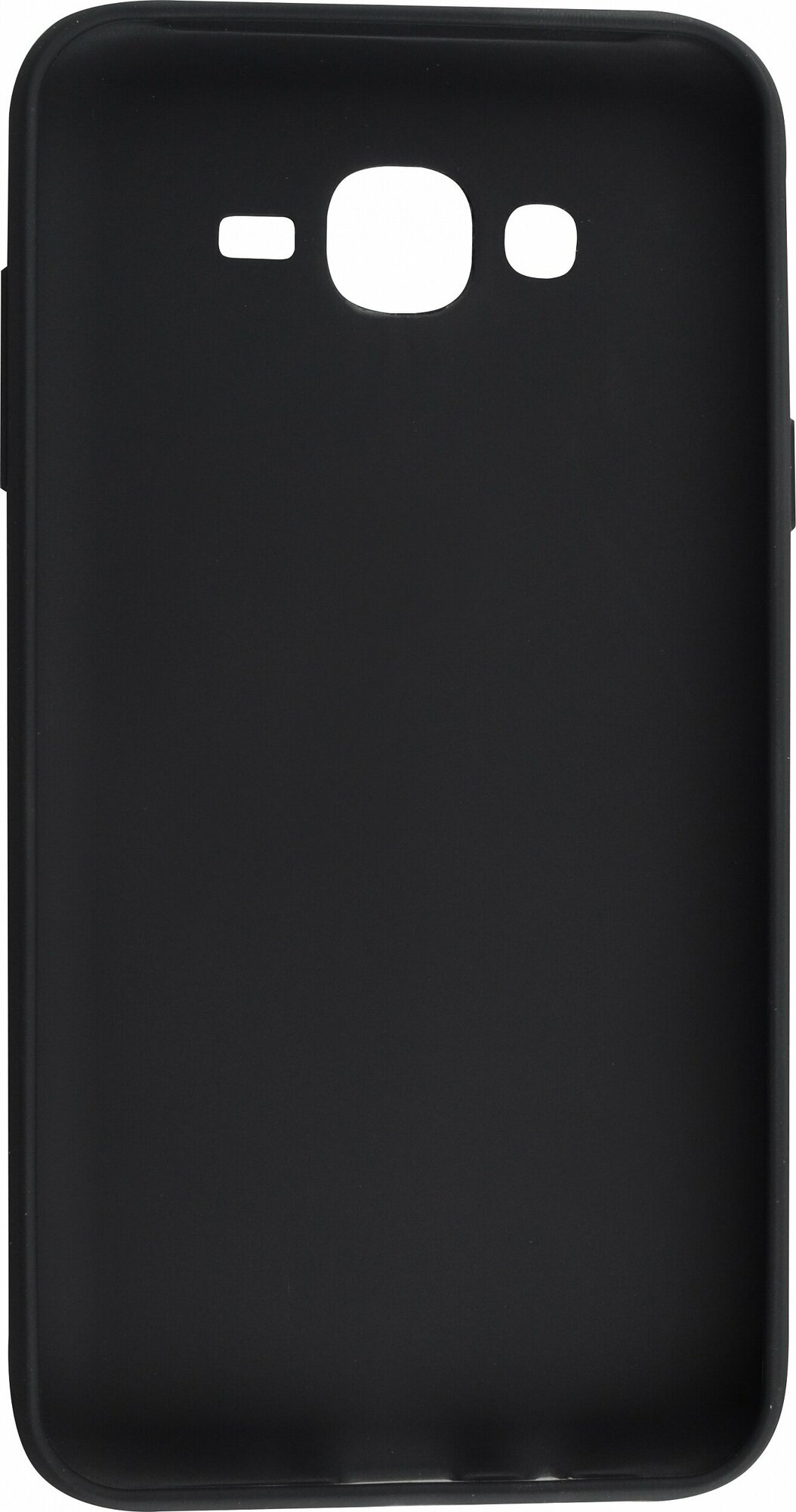 Силиконовый чехол матовый для Samsung J7 Neo черный