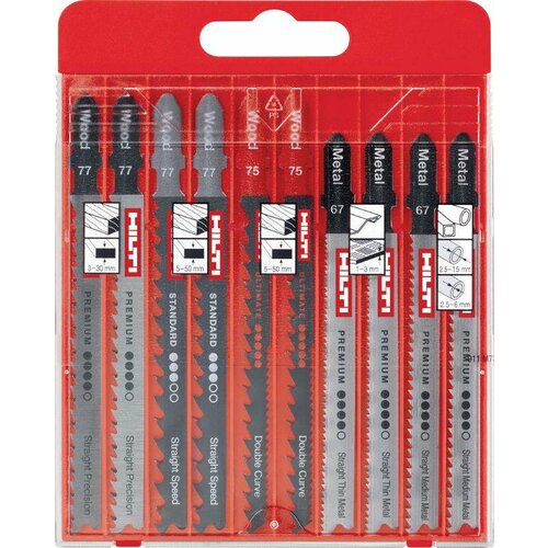 Набор пилок для лобзика Hilti 2332343 10 штук 2290₽