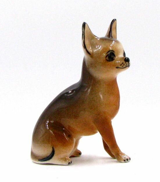фото Фарфоровая статуэтка собаки Чихуахуа