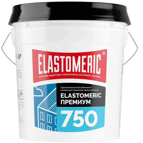 Покрытие финишное/ Мастика акриловая 20кг. ELASTOMERIC - 750 Premium