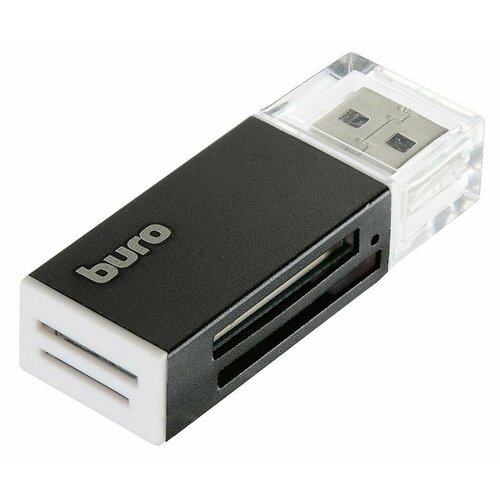 Устройство чтения карт памяти USB2.0 Buro BU-CR-3104 черный