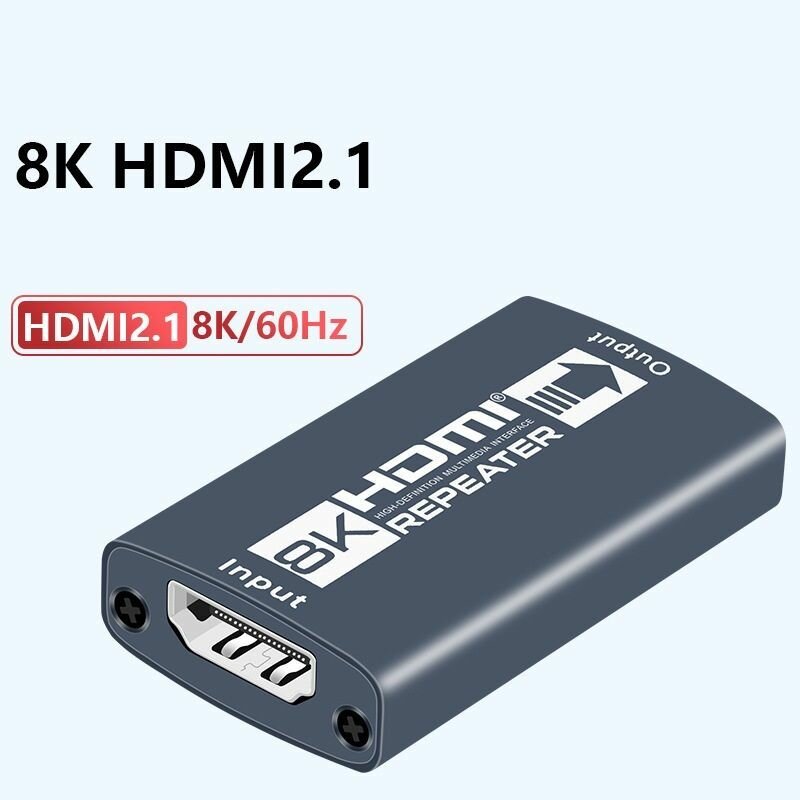 Усилитель сигнала HDMI на 30 метров, 8К 60Грц v.2.1