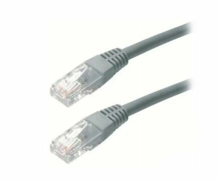 Патч-корд RJ-45 (m)-RJ-45 (m), cat5E, 1.5м серый Noname - фото №4