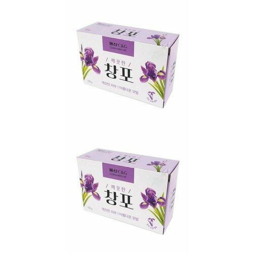 Clio Мыло туалетное с экстрактом ириса New Iris Soap, 100 г, 2 шт. мыло туалетное с экстрактом ириса clio new iris soap