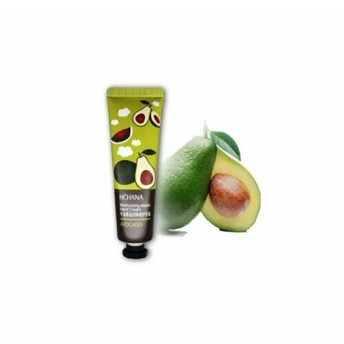 Крем для рук HCHANA Avocado/Авакадо 30 г, чистая Корея, натуральные вещества