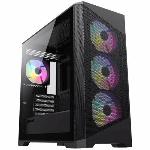 Компьютерный корпус Gamemax Destroyer MB mATX case, black, w/o psu