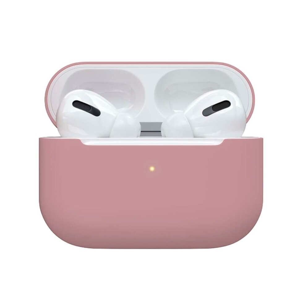 Силиконовый чехол для Apple Airpods 3, розовый