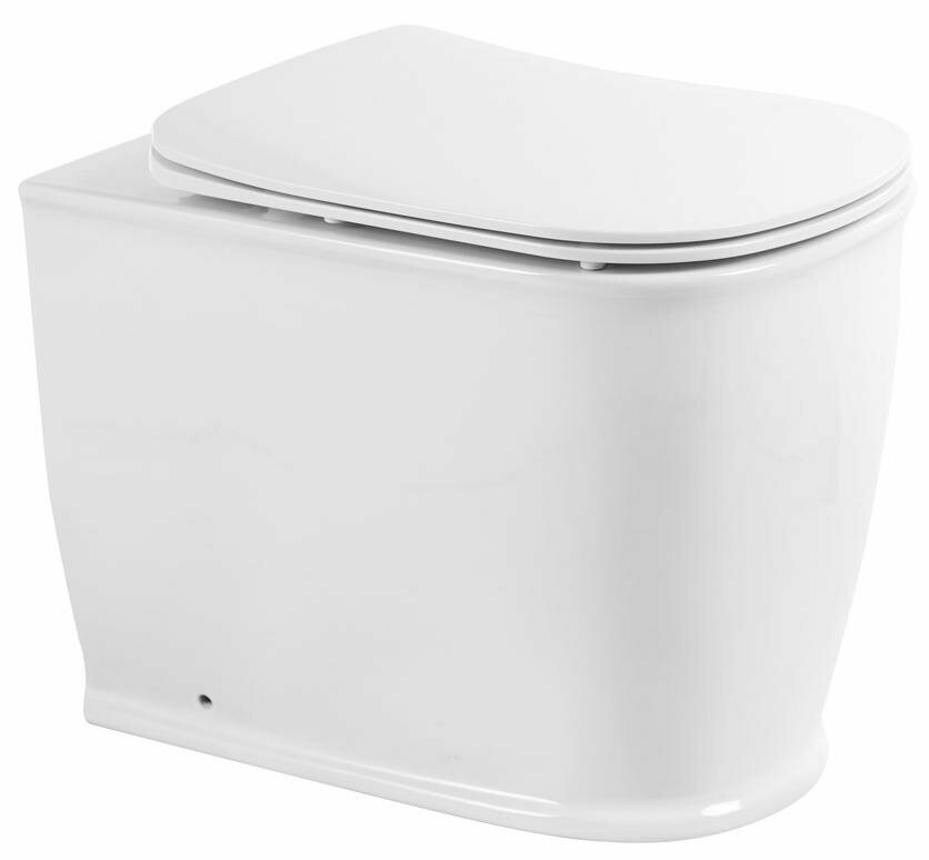 фото Унитаз приставной BelBagno PRADO BB10150CB/BB10150SC безободковый