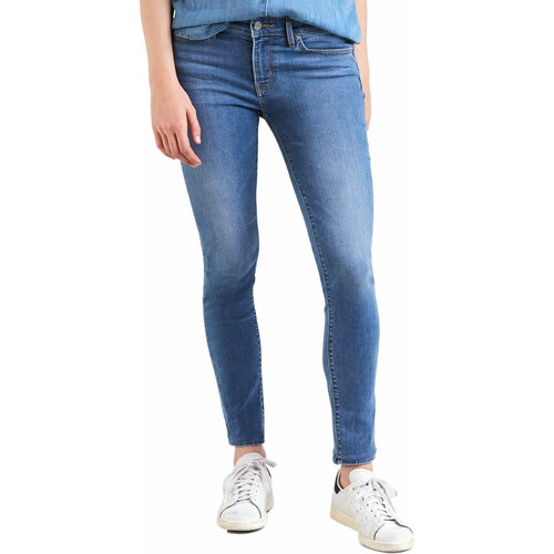 фото Джинсы скинни levi's, размер 26/30, синий