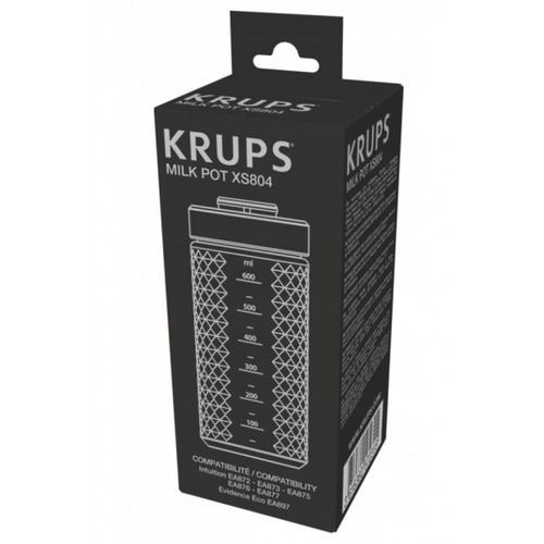 Krups Емкость для молока XS804000 к кофемашине Krups крышка с направляющей к кофемашине krups ea6 8