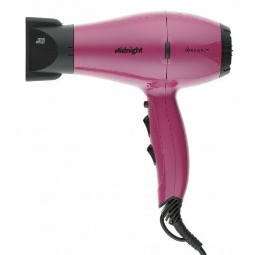Фен для волос профессиональный с ионизацией 2000 Вт ягодный DEWAL MIDNIGHT 338400₽