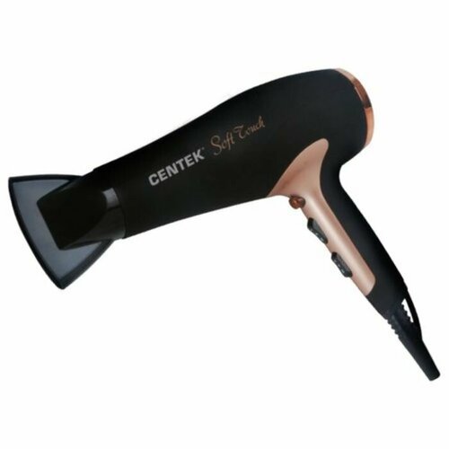 Фен Centek CT-2241 черныйрозовый золотой 15000₽