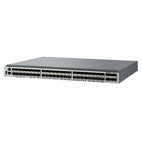 Brocade G620S 64-port FC Switch, 24-port licensed, 24x 16Gb SWL SFP+, 2 PS, Rail Kit