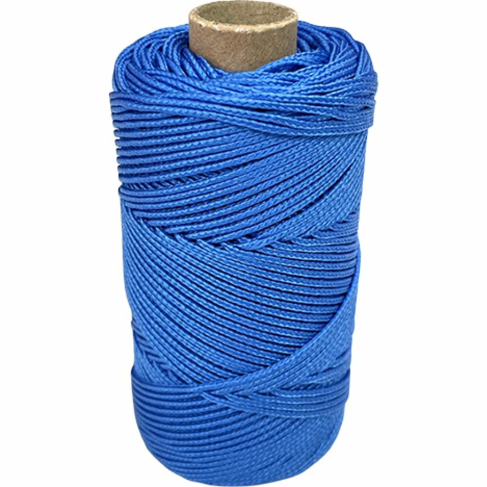 TruEnergy Шнур полипропиленовый плетеный 1,5мм синий бобина 100м 12391