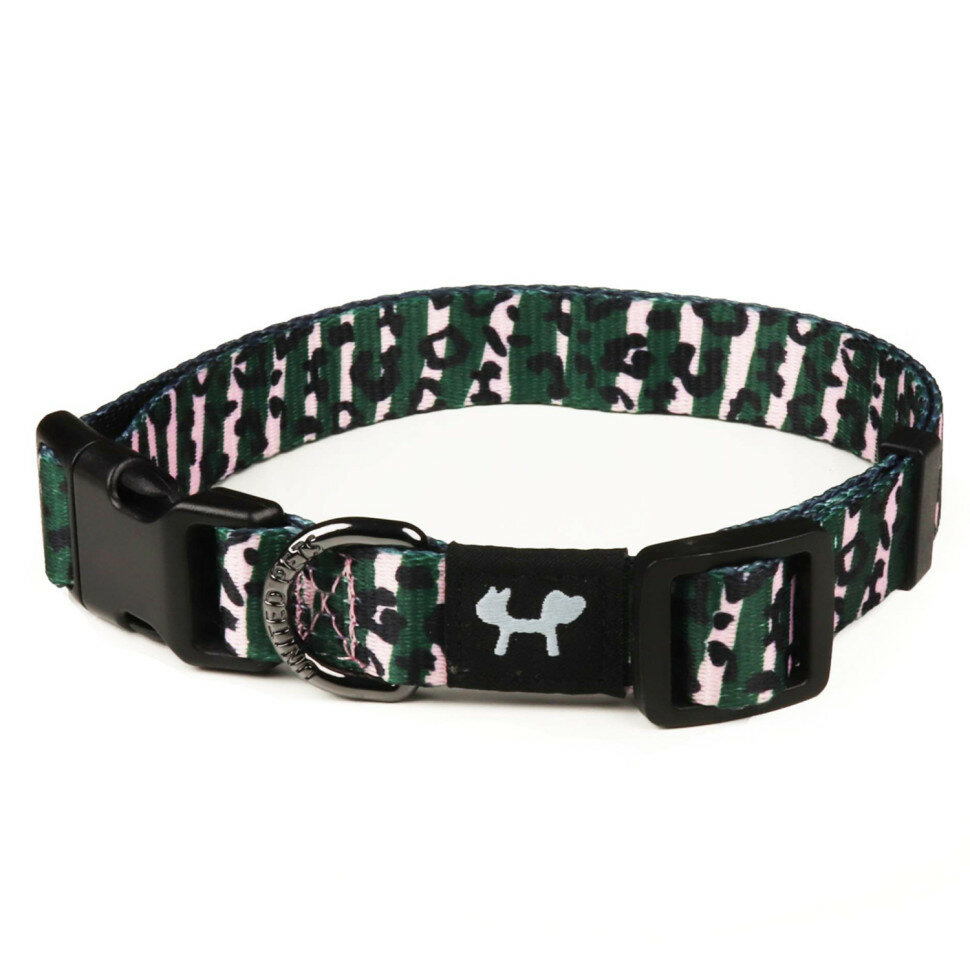 фото United Pets Complete me ошейник для собак, S 26-40/1,6 см, розовый камуфляж