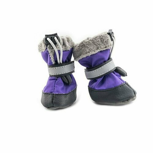 Ботинки для собак утепленные XS 5х35х85см мехполиэстер 3х-слойная подошва ЧИП 1 шт 889₽