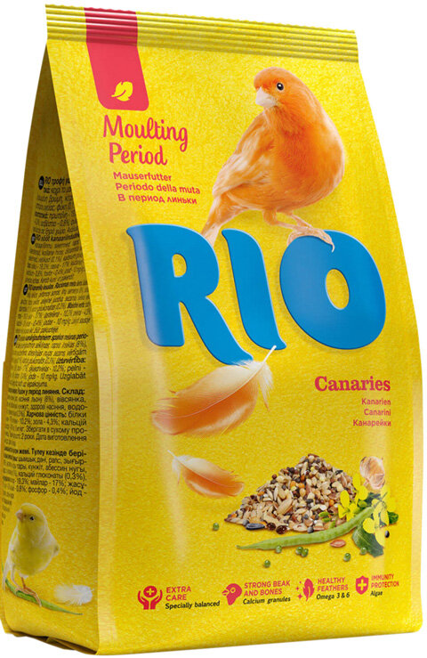 RIO CANARIES – Рио корм для канареек в период линьки (500 гр х 2 шт)