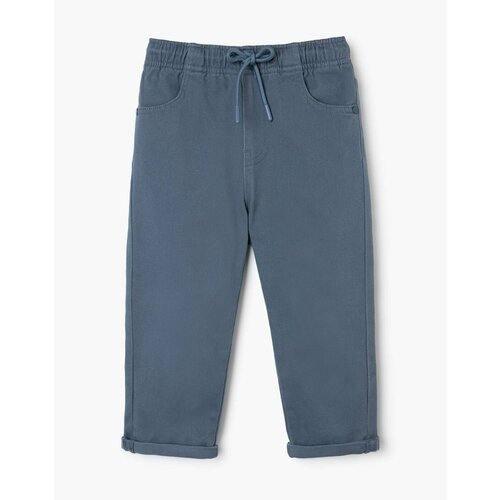 Брюки  Gloria Jeans для мальчиков демисезонные, размер 18-24мес/92, синий