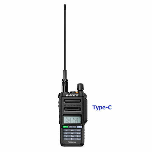 Рация Baofeng UV-9R PRO iP68 8 Ват USB - Type-C 359000₽