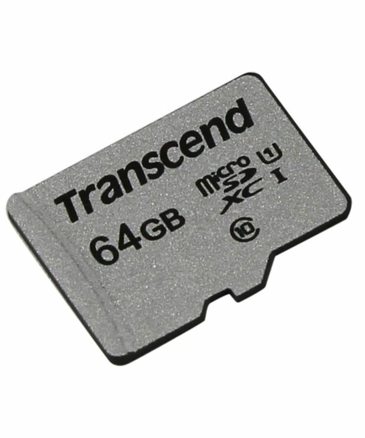 MicroSDXC 64Gb UHS-I (U3) Transcend 300S TS64GUSD300S-A - фото №9