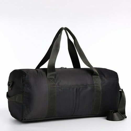 Сумка-баул 50 см, серый сумка дорожная на молнии держатель для чемодана цвет серый