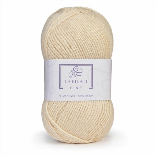5 мотков Пряжа LA FILATI FINE 100гр, 280м, 100% акрил, цвет 208