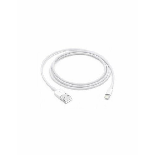 Кабель Apple USB (M)- Lightning (M), 1 м, белый