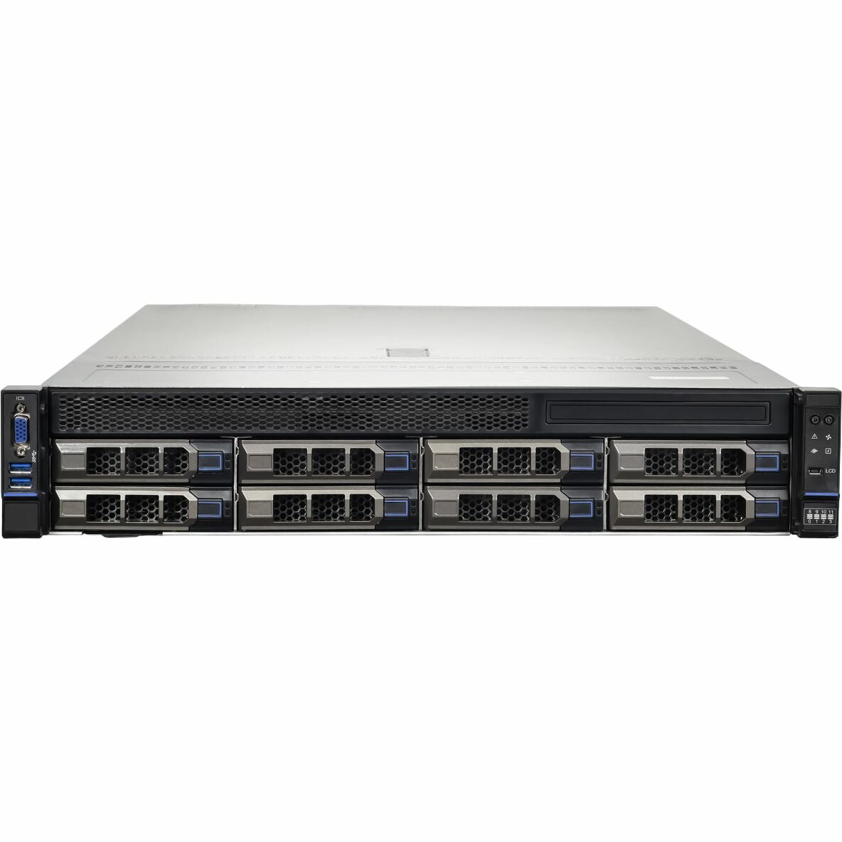Серверная платформа HIPER Server R3 - Advanced (R3-T223208-13) - 2U/C621A/2x LGA4189 (Socket-P4)/Xeon SP поколения 3/270Вт TDP/32x DIMM/8x 3