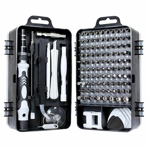 Набор отвёрток и бит для ремонта смартфонов планшетов компьютеров и ноутбуков 115 предметов в одном наборе 1149₽