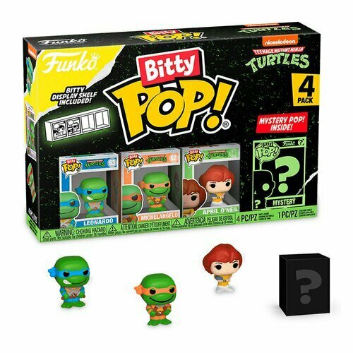 Набор фигурок Funko Bitty POP: TMNT - Leonardo, 4 шт набор фигурок funko bitty pop tmnt leonardo 4 шт