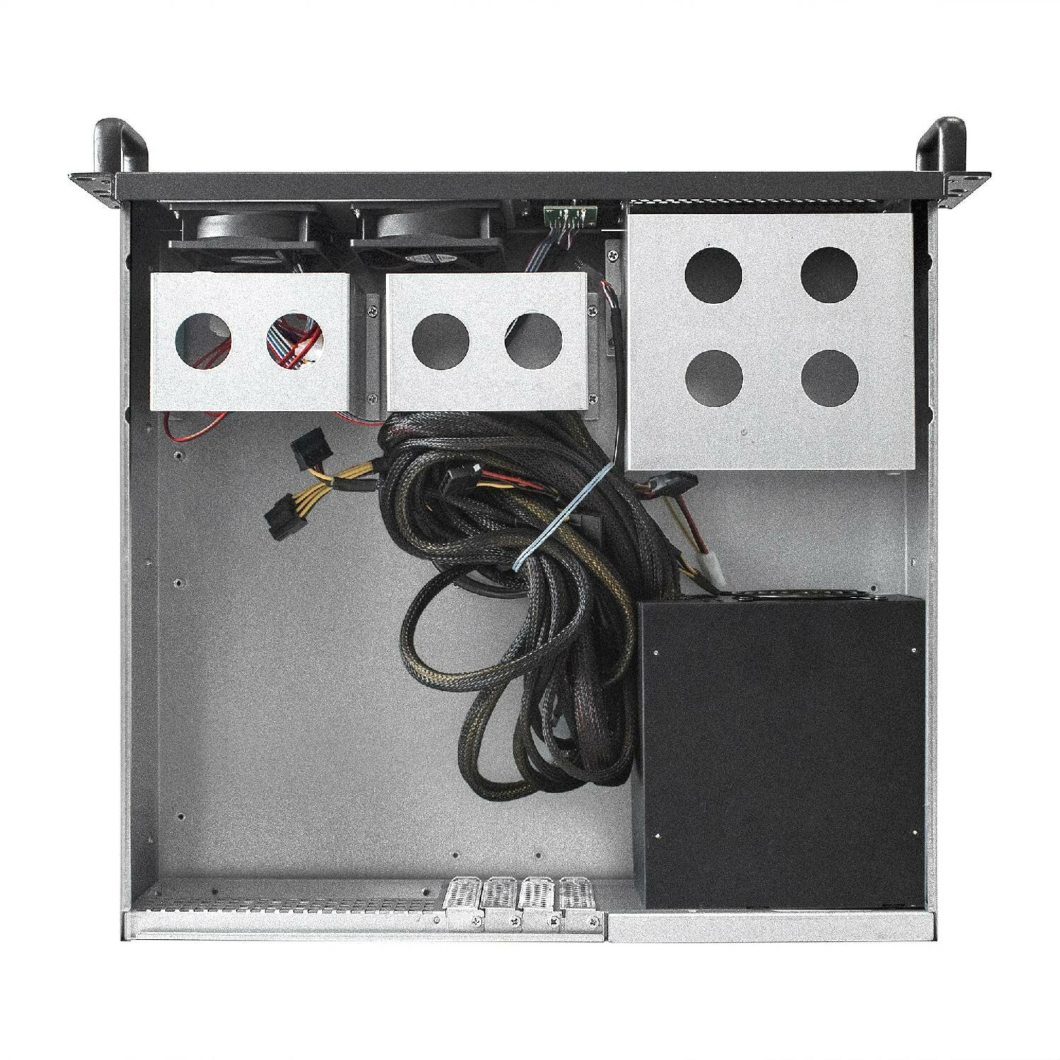 Exegate EX264958RUS Серверный корпус Exegate Pro 2U390-04 <RM 19", высота 2U, глубина 390, БП 500ADS, USB> - фото №7
