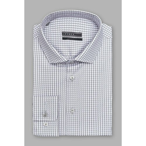 фото Рубашка lexmer, размер 46, серый