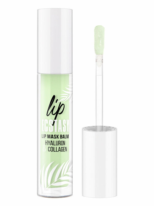 LUXVISAGE Маска-бальзам для губ LIP ECSTASY hyaluron & collagen, тон 603 MINT