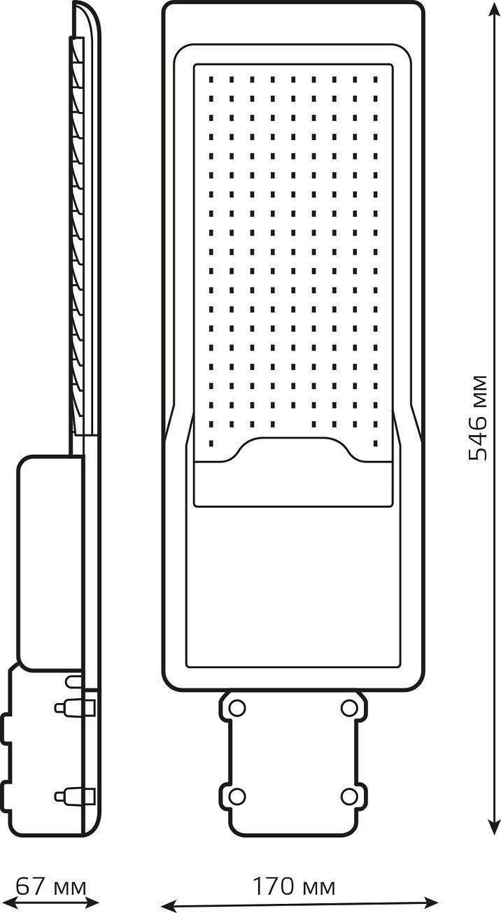 Консольный светильник Gauss AVENUE 629534305 - фото №5