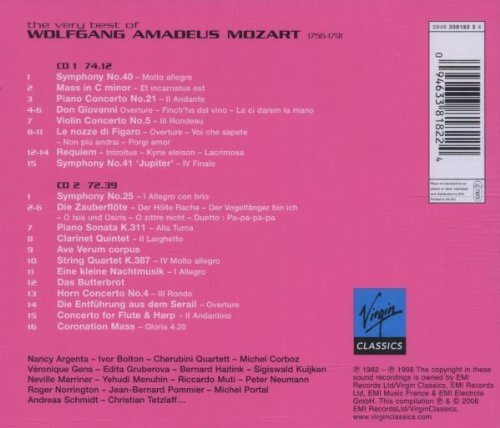 Сборник The Very Best of Mozart CD Warner Bros. - фото №2